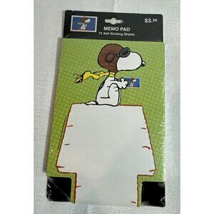 Peanuts Snoopy Sticky Memo Note Pad 2001 USPS Post‎ Office New Sealed VINTAGE